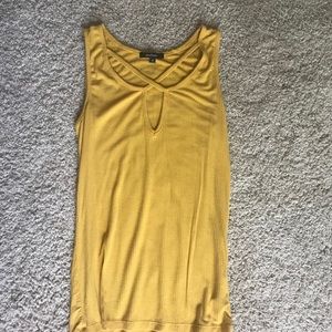Yellow tank